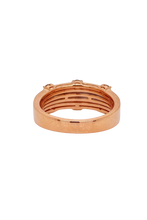 Load image into Gallery viewer, 9ct Rose and White Gold with Brown and White Diamond Ring. MM868A
