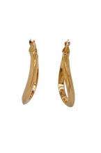 Load image into Gallery viewer, 9ct Yellow Gold Hoop Earrings. SCAN1