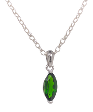 Load image into Gallery viewer, Sterling Silver Chrome Diopside Pendant. KH15