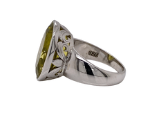 Load image into Gallery viewer, Sterling Silver Lemon Quartz Ring. HIM122