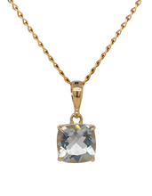Load image into Gallery viewer, 9ct Yellow Gold Prasiolite Pendant. GA-385