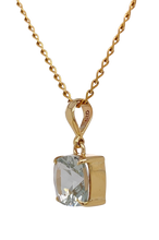 Load image into Gallery viewer, 9ct Yellow Gold Prasiolite Pendant. GA-385