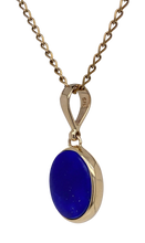 Load image into Gallery viewer, 9ct Yellow Gold Lapis Lazuli Pendant. GA-387