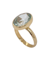 Load image into Gallery viewer, 9ct Yellow Gold Prasiolite Ring. GA-382
