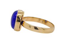 Load image into Gallery viewer, 9ct Yellow Gold Lapis Lazuli Ring. GA-381