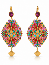 Load image into Gallery viewer, Au bout des Rêves Shimmering Gold Earrings. 18352D
