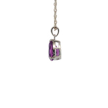 Load image into Gallery viewer, Sterling Silver Amethyst Pendant. YS29