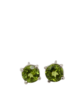 Load image into Gallery viewer, Sterling Silver and Gemstone Lou-Lou studs J412S