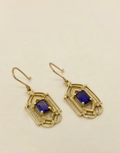 Load image into Gallery viewer, 9ct Gold and Gemstone Metro Earrings J193