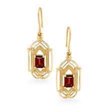 Load image into Gallery viewer, 9ct Gold and Gemstone Metro Earrings J193