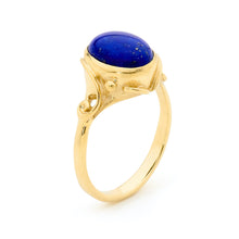 Load image into Gallery viewer, 9Ct Gold Gemstone 'Harker' Ring. J8