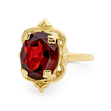Load image into Gallery viewer, 9ct Gold Gemstone Victorian Ring J385