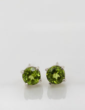 Load image into Gallery viewer, Sterling Silver and Gemstone Lou-Lou studs J412S