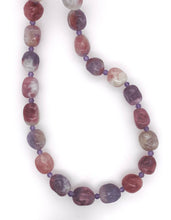 Load image into Gallery viewer, Sterling Silver Tourmaline and Amethyst Necklace