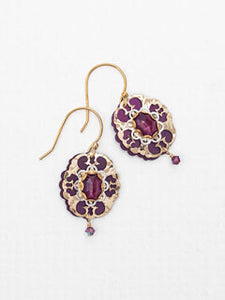 Holly Yashi Royal Purple 'Anastasia' Earrings. 23237