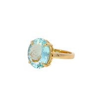 Load image into Gallery viewer, 9ct Yellow Gold Aquamarine Ring. CYR8059
