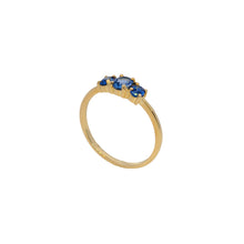 Load image into Gallery viewer, 9ct Yellow Gold Ceylon Sapphire Ring. CYR8098S
