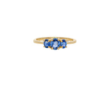Load image into Gallery viewer, 9ct Yellow Gold Ceylon Sapphire Ring. CYR8098S
