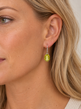 Load image into Gallery viewer, Sterling Silver Lemon Quartz Earrings. HIM138
