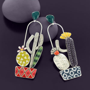 Taratata Cactus Stud Earrings. 05952-10M