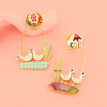 Load image into Gallery viewer, Taratata Plume Stud Earrings. 11907-20M

