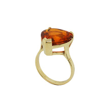 Load image into Gallery viewer, 9ct Yellow Gold Citrine Heart Ring. GA-494
