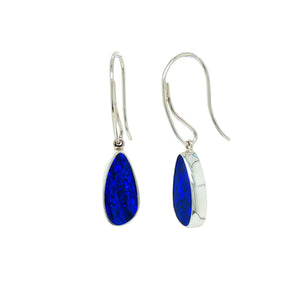 Sterling Silver Coober Pedy Opal Earrings. GA-503