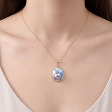 Load image into Gallery viewer, 9ct Yellow Gold Blister Pearl Pendant. GA-516

