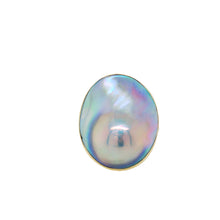 Load image into Gallery viewer, 9ct Yellow Gold Blister Pearl Ring. GA-521
