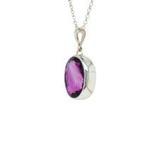 Load image into Gallery viewer, Sterling Silver Amethyst Pendant. GA-526.
