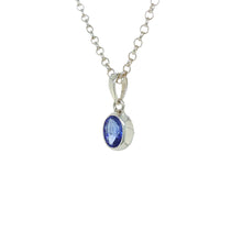 Load image into Gallery viewer, Sterling Silver Tanzanite Pendant. GA-531
