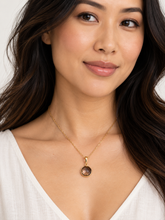 Load image into Gallery viewer, 9ct Yellow Gold Smokey Quartz Pendant. GA-536
