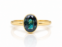 Load image into Gallery viewer, 9ct Yellow Gold Australian Sapphire Ring. GA-541
