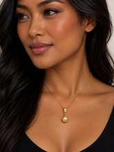 Load image into Gallery viewer, 9ct Yellow Gold South Sea Golden Pearl Pendant. GA-544
