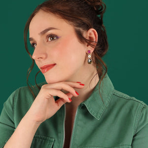 Taratata Jeu de l’oie Stud Earrings. 01909-20M