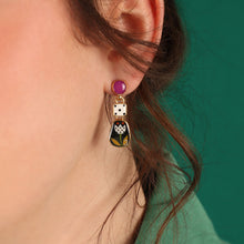 Load image into Gallery viewer, Taratata Jeu de l’oie Stud Earrings. 01909-20M
