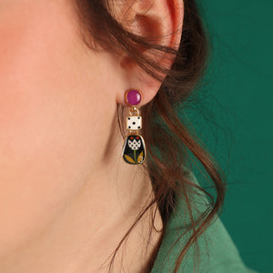 Taratata Jeu de l’oie Stud Earrings. 01909-20M