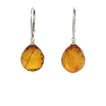 Load image into Gallery viewer, Sterling Silver Baltic Amber Earrings. HEN112
