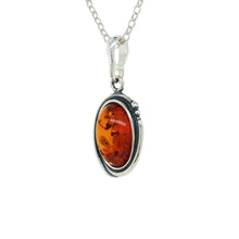 Load image into Gallery viewer, Sterling Silver Baltic Amber Pendant. HEN121
