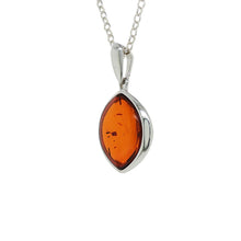 Load image into Gallery viewer, Sterling Silver Baltic Amber Pendant. HEN122
