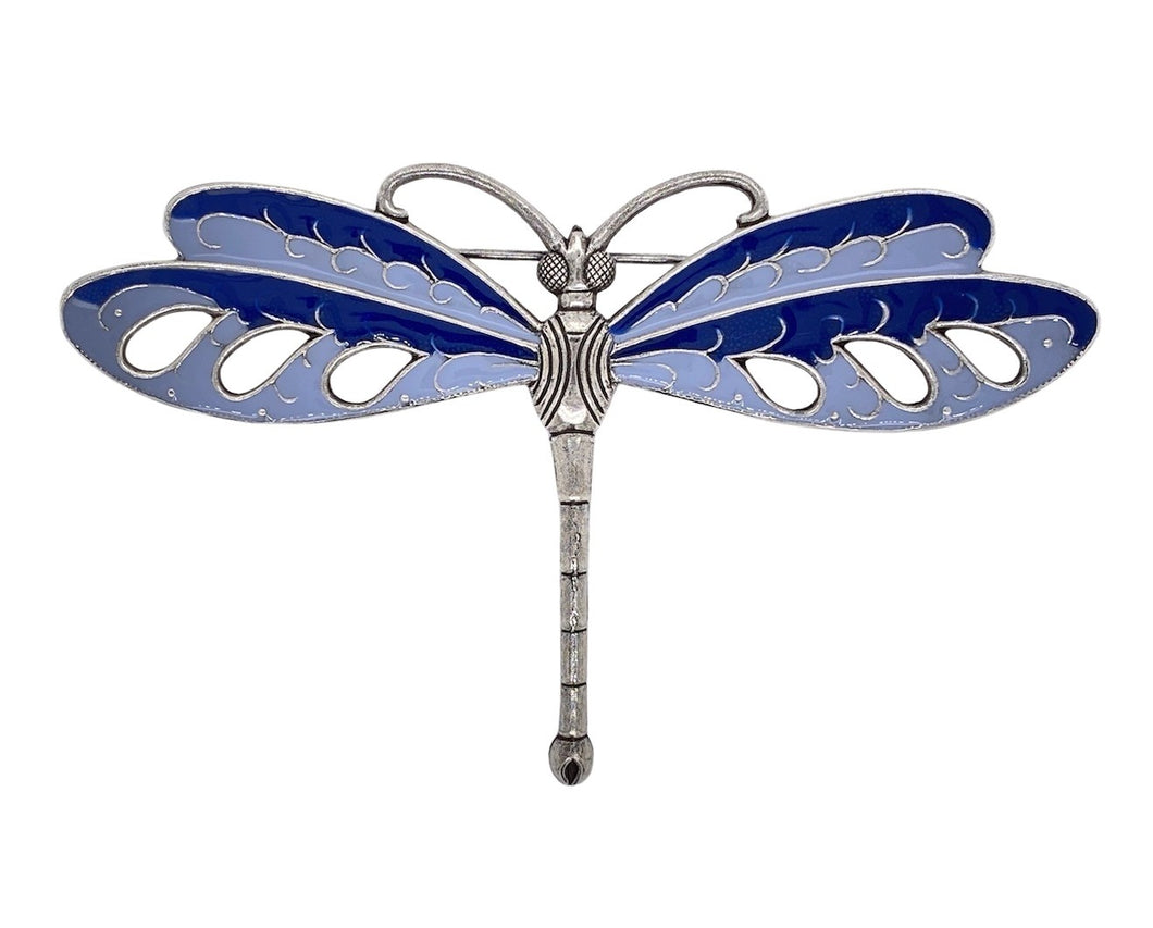 Au bout des Réves Libellule Gravée Brooch. 07764-54/55