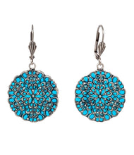 Load image into Gallery viewer, Au bout des Réves Fleuries Earrings. 5460-18-05
