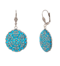 Load image into Gallery viewer, Au bout des Réves Fleuries Earrings. 5460-18-05
