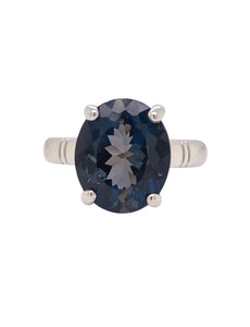 Sterling Silver London Blue Topaz Ring. GA-412