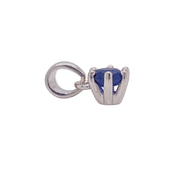Load image into Gallery viewer, Sterling Silver Sapphire Pendant. YS18

