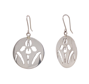 Sterling Silver Iris Earrings. J460S