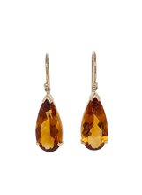 Load image into Gallery viewer, 9ct Yellow Gold Citrine Earrings. GA-417
