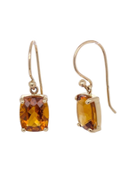 Load image into Gallery viewer, 9ct Yellow Gold Citrine Earrings. GA-421
