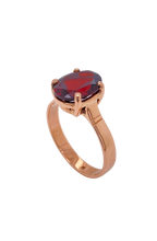 Load image into Gallery viewer, 9ct Rose Gold Garnet Ring. GA-433
