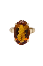 Load image into Gallery viewer, 9ct Yellow Gold Citrine Ring. GA-434
